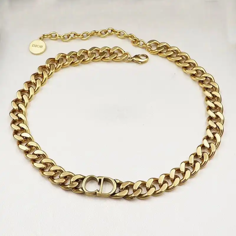 Cheap Hot Dior CD Chain Bracelet Gold 0130