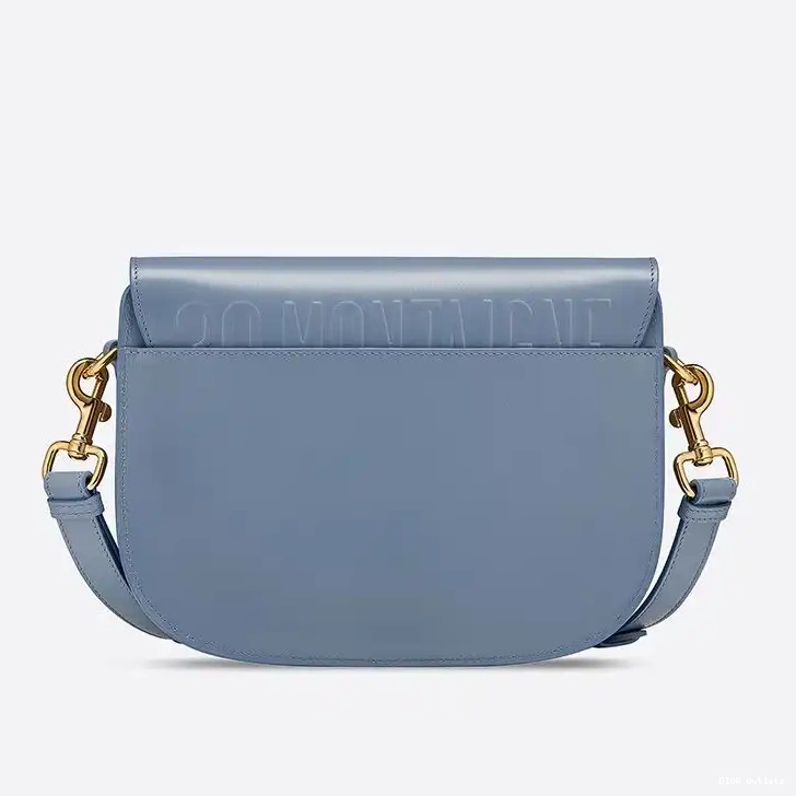 Cheap Hot Blue Medium Bobby Box Dior Sky Calfskin Bag 0216