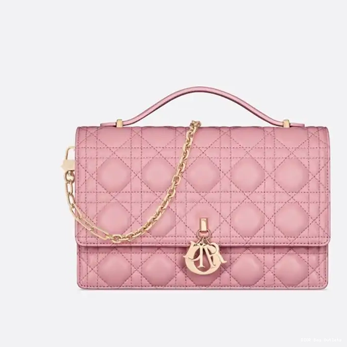 Affordable Hot Small Dior Cannage Lambskin Bag Handle Miss Pink Top 0213