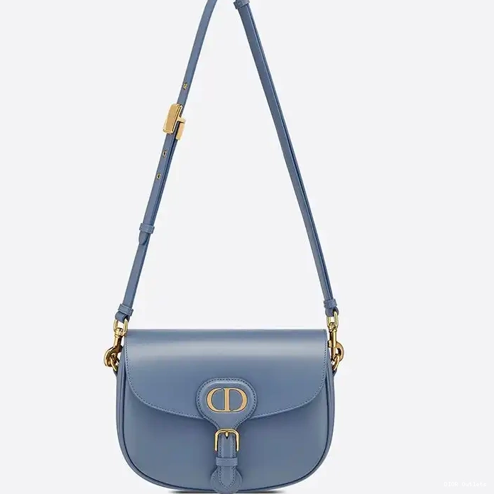 Cheap Hot Blue Medium Bobby Box Dior Sky Calfskin Bag 0216