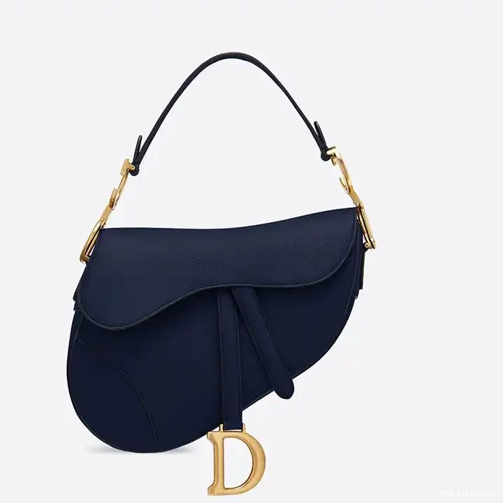 Affordable Hot Saddle Grained Blue Navy Bag Dior Calfskin 0219