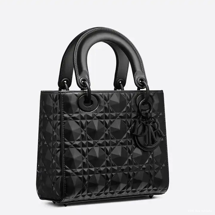 Cheap Hot Lady Cannage Black with Bag Motif Ultramatte ABCDior My Calfskin Dior Diamond 0213