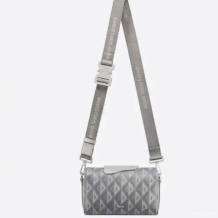 Cheap Hot Grey CD Lingot Bag Diamond Motif 22 Canvas Dior 0210