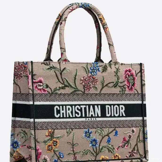 Affordable Hot Book Petites Fleurs Pink Tote Motif Canvas Dior 0226