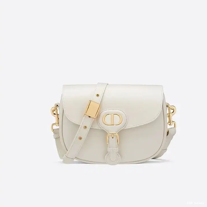 Affordable Hot Bobby Bag Box Calfskin White Small Dior 0208