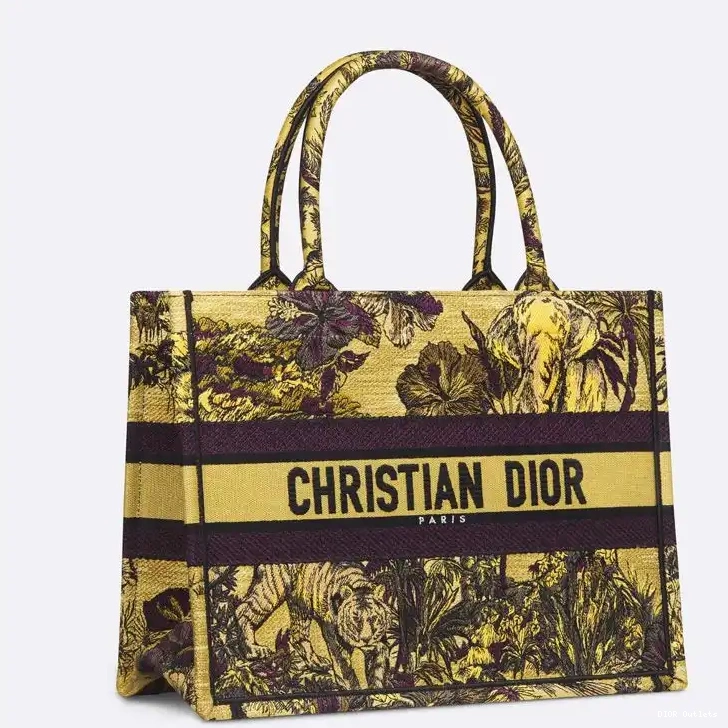 Affordable Hot Dior Motif Voyage Book Jouy Toile Yellow Canvas De Tote 0226